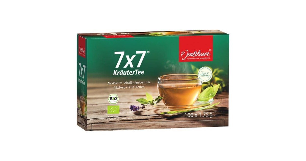 Jentschura 7x7 sachets de thé aux herbes (100 pcs)