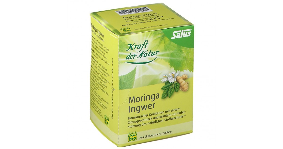 Salus Moringa ginger organic tea (15 pcs)
