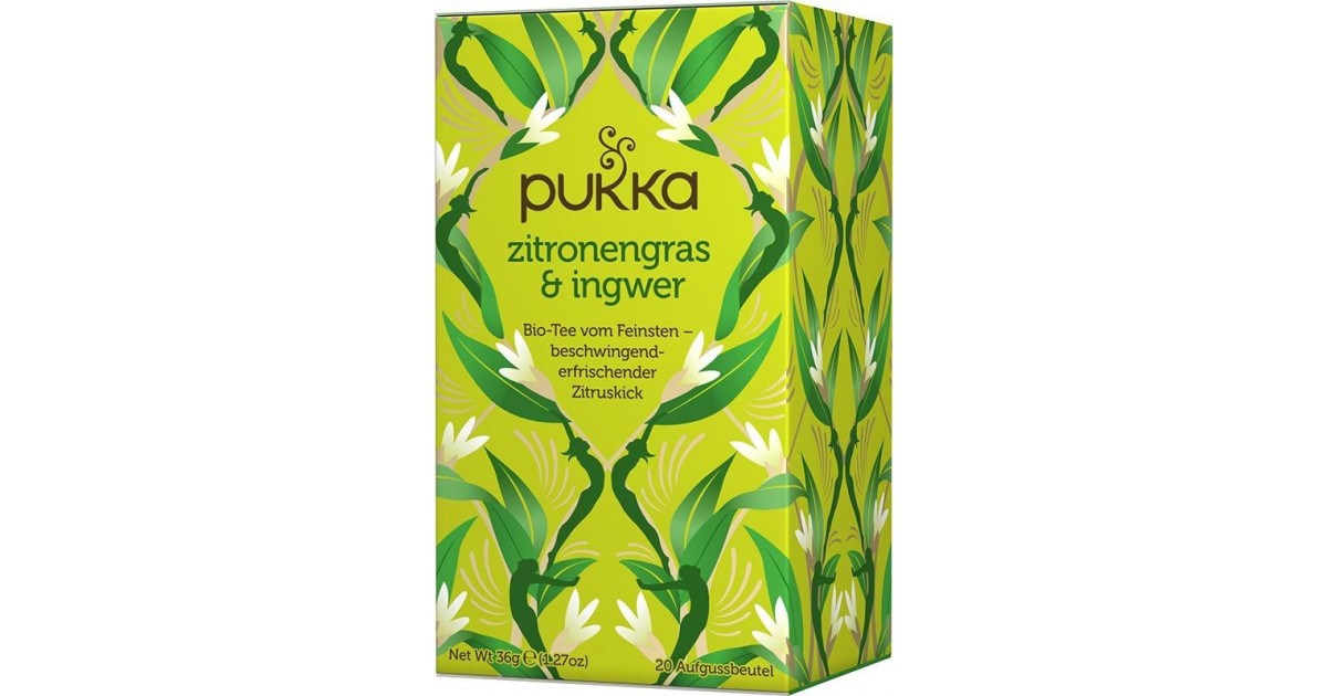Pukka Zitronengras & Ingwer Tee Bio (20 Beutel)