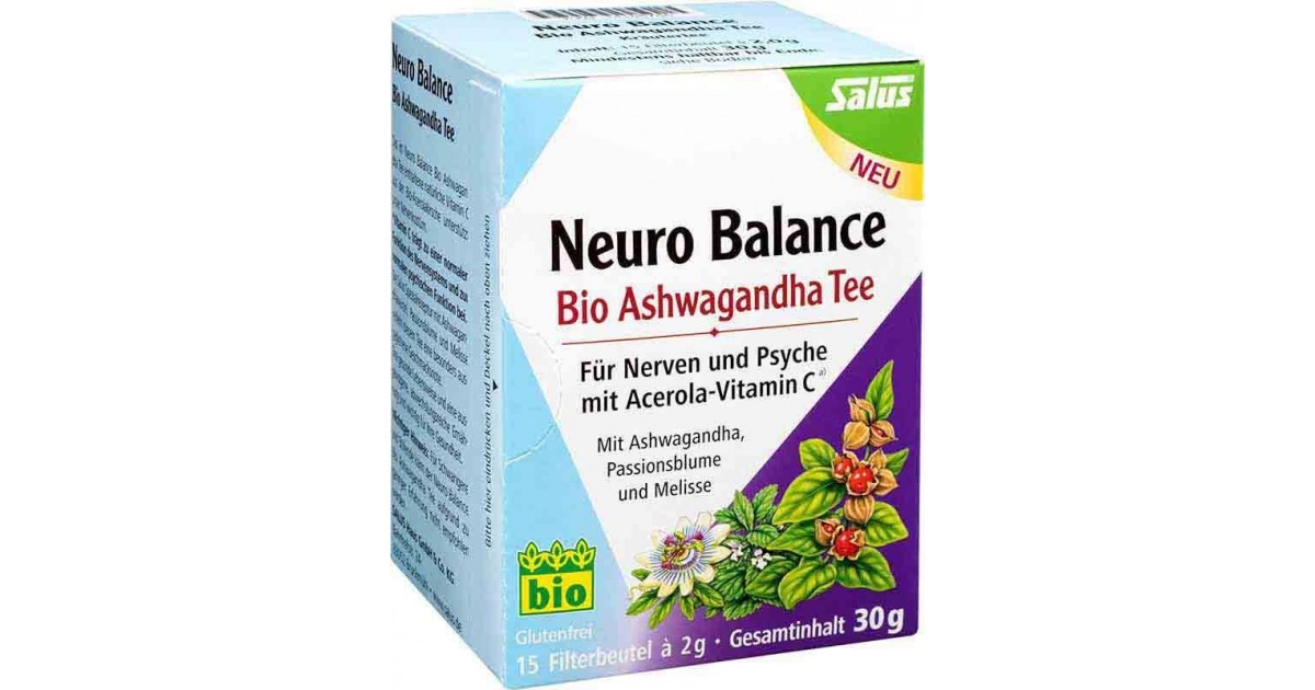 Salus Neuro Balan Ashwagandha Tee Bio (15 Stk)
