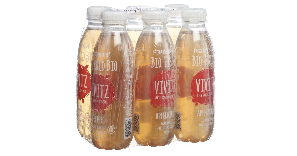 VIVITZ Organic iced tea apple mint (6x5dl)