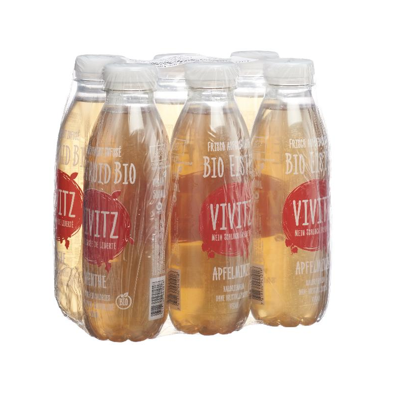 VIVITZ Organic iced tea apple mint (6x5dl)