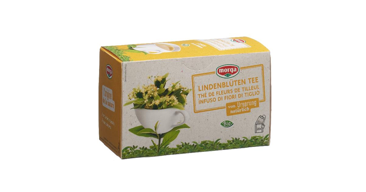 Morga Lindenblüten Tee Beutel Bio (20 Stk)