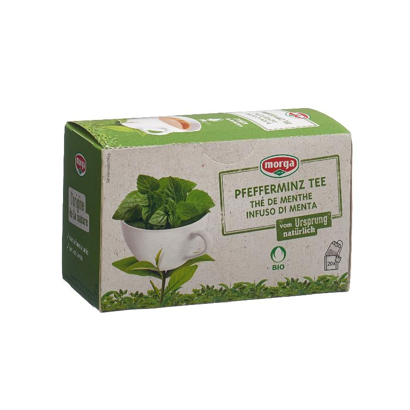 Morga Peppermint tea bag organic (20 pcs)