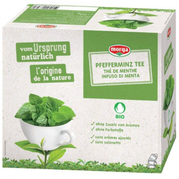 Morga Organic peppermint tea (50 pcs)